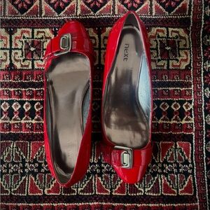 Red Patent Leather Ballet Flats